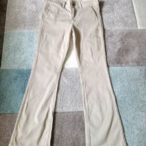 American Eagle Kick Boot Khaki Pants
